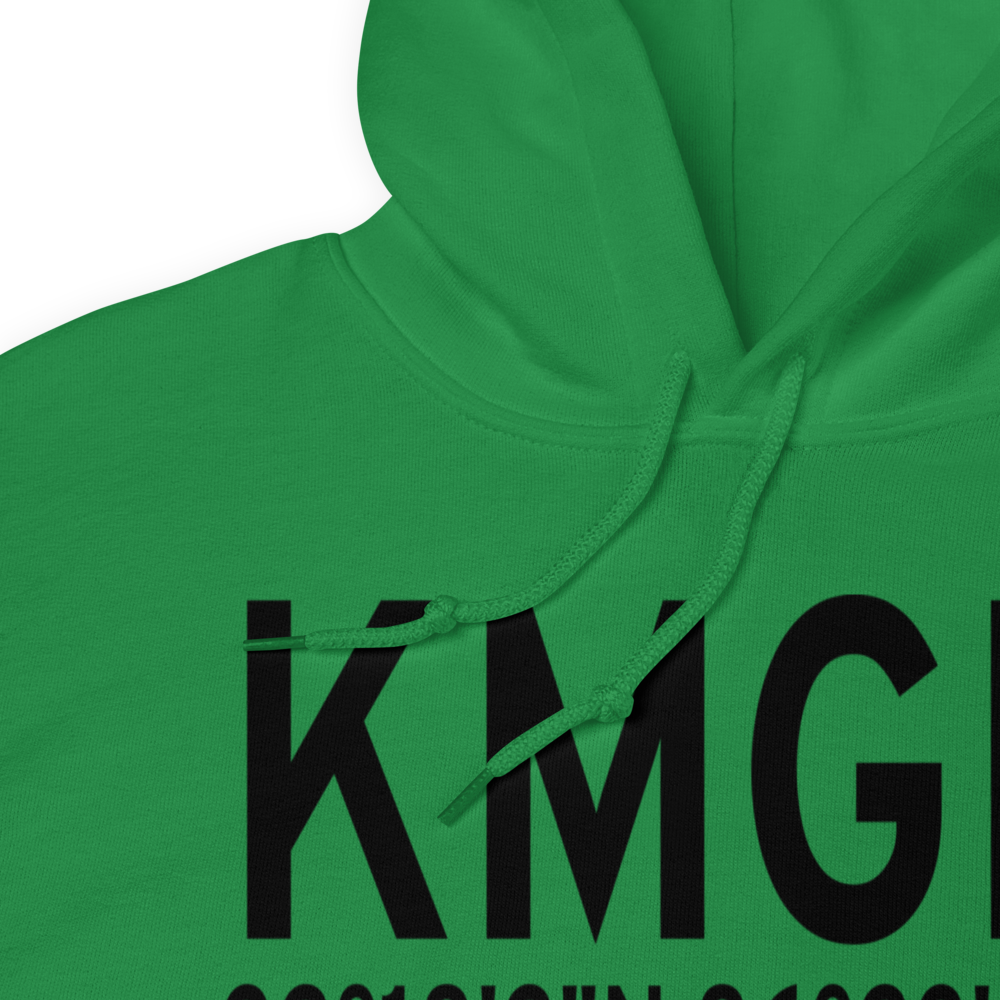 Montgomery Regional (Dannelly Field) Airport (KMGM) ICAO Hoodie Sweatshirt 
