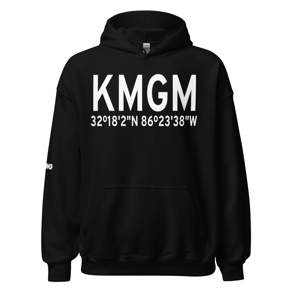 Montgomery Regional (Dannelly Field) Airport (KMGM) ICAO Hoodie Sweatshirt 