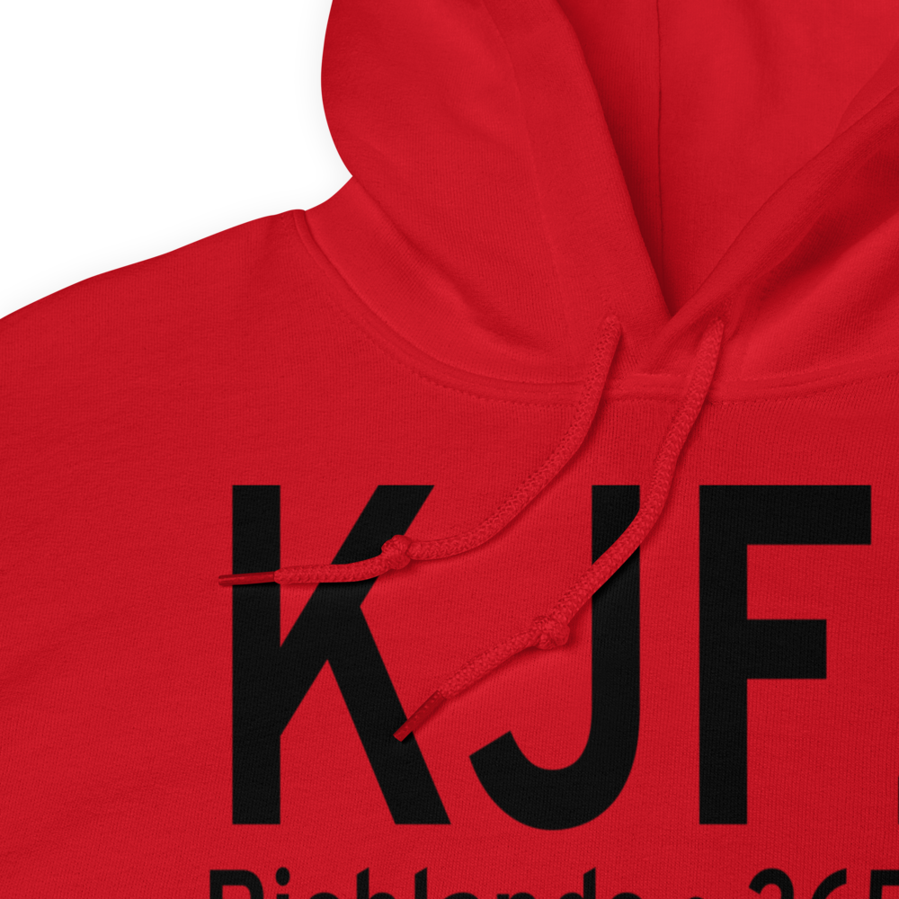 Tazewell County Airport (KJFZ) ICAO Hoodie Sweatshirt 