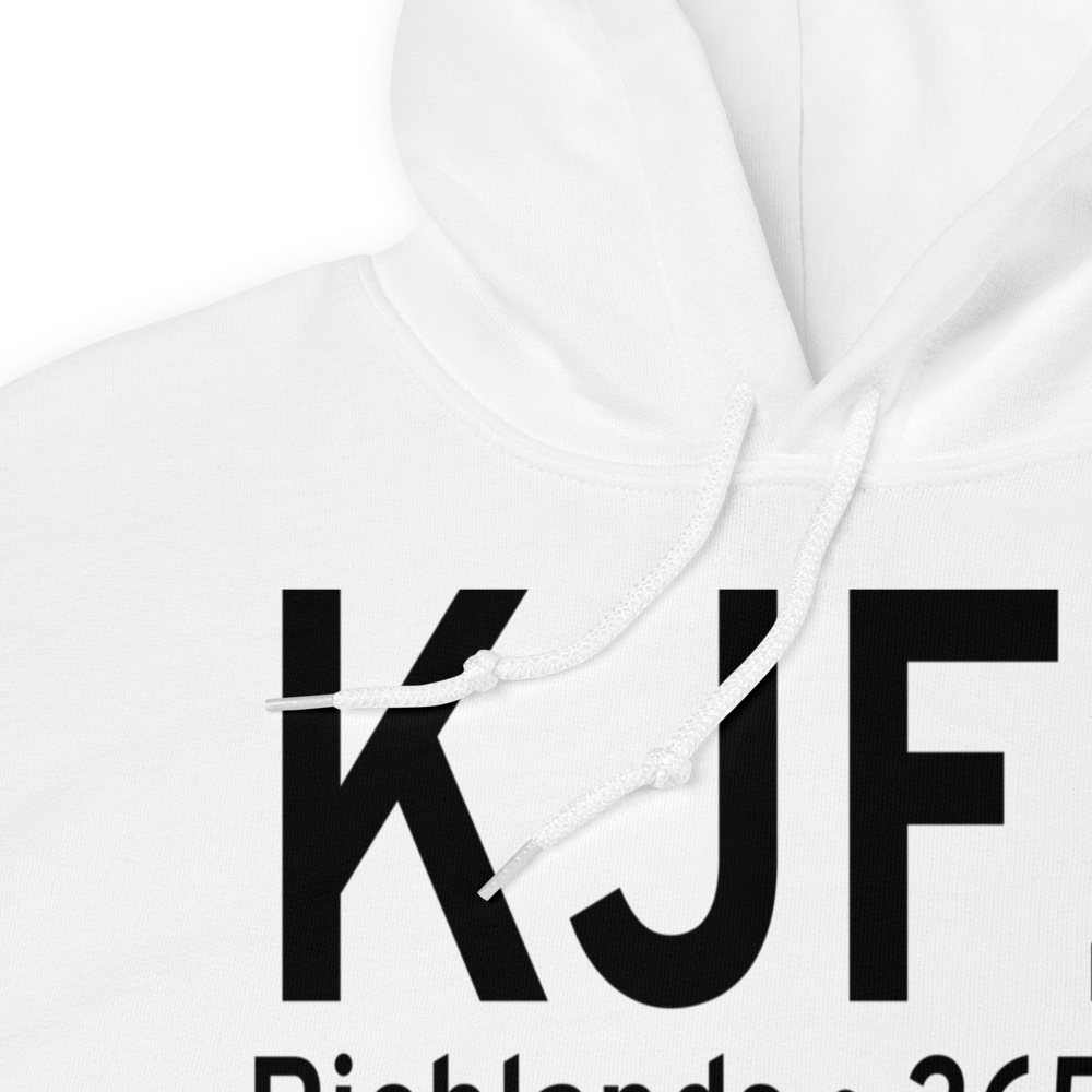 Tazewell County Airport (KJFZ) ICAO Hoodie Sweatshirt 