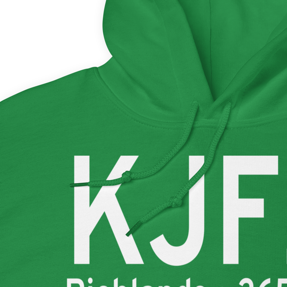 Tazewell County Airport (KJFZ) ICAO Hoodie Sweatshirt 