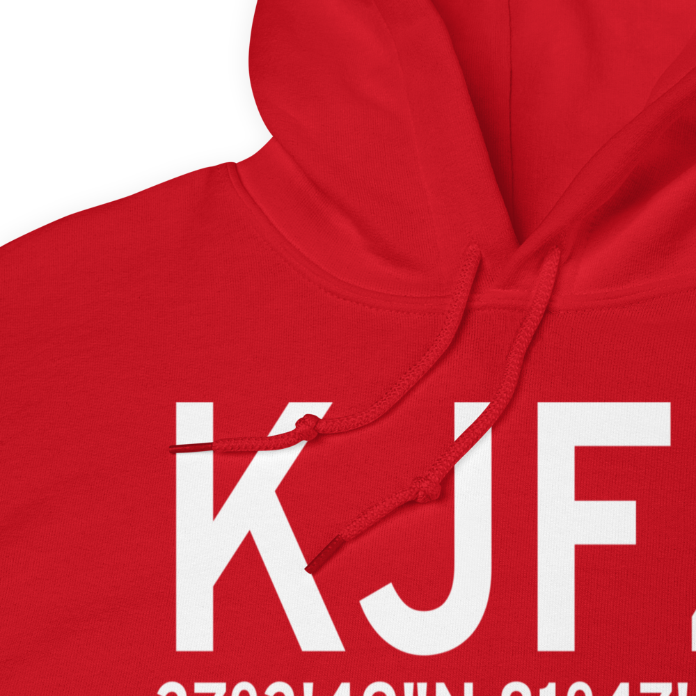 Tazewell County Airport (KJFZ) ICAO Hoodie Sweatshirt 