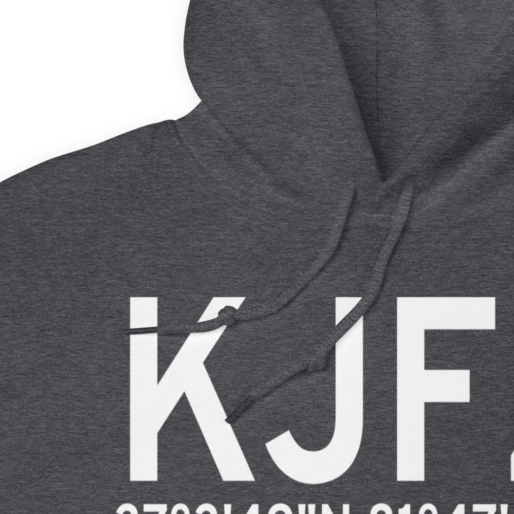 Tazewell County Airport (KJFZ) ICAO Hoodie Sweatshirt 