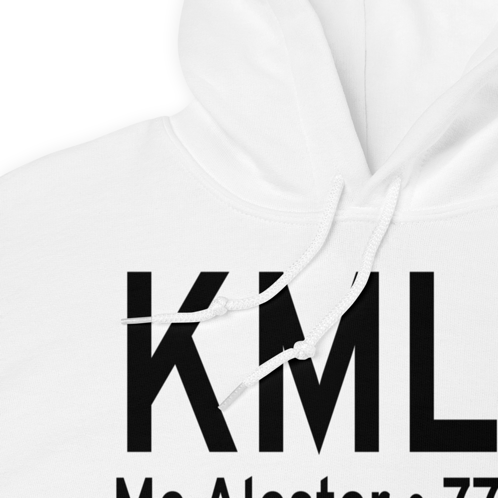 Mc Alester Regional Airport (KMLC) ICAO Hoodie Sweatshirt 