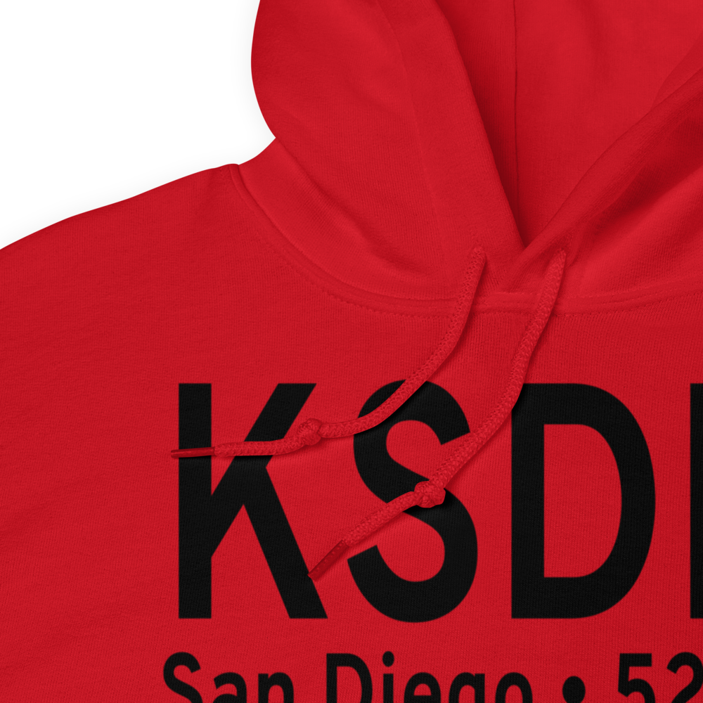 Brown Field Municipal Airport (KSDM) ICAO Hoodie Sweatshirt 