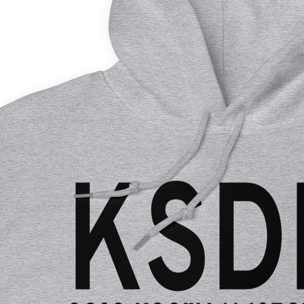 Brown Field Municipal Airport (KSDM) ICAO Hoodie Sweatshirt 