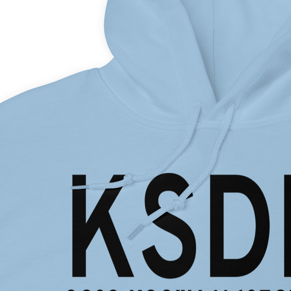 Brown Field Municipal Airport (KSDM) ICAO Hoodie Sweatshirt 