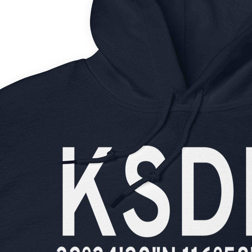 Brown Field Municipal Airport (KSDM) ICAO Hoodie Sweatshirt 
