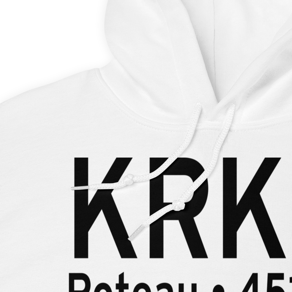 Robert S Kerr Airport (KRKR) ICAO Hoodie Sweatshirt 