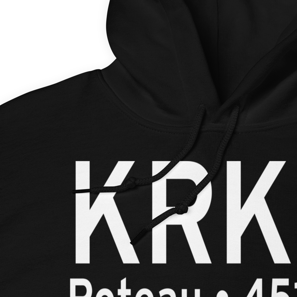 Robert S Kerr Airport (KRKR) ICAO Hoodie Sweatshirt 