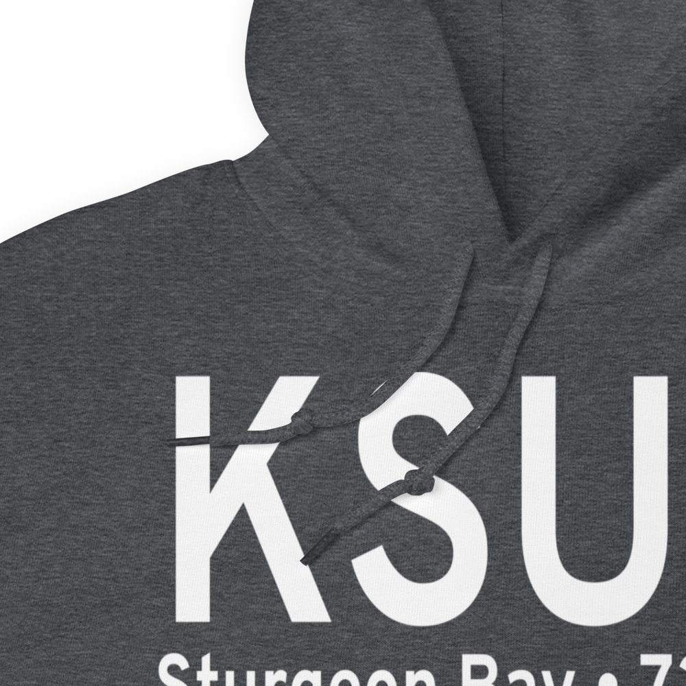 Door County Cherryland Airport (KSUE) ICAO Hoodie Sweatshirt 