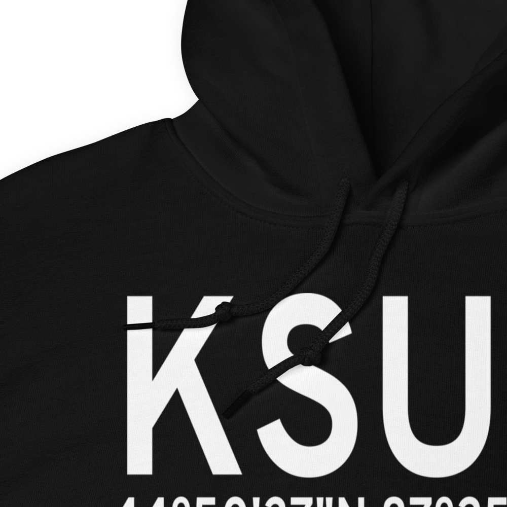 Door County Cherryland Airport (KSUE) ICAO Hoodie Sweatshirt 