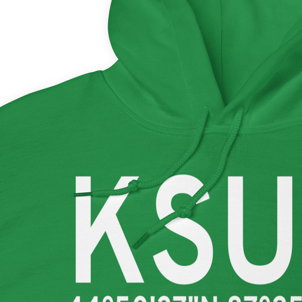 Door County Cherryland Airport (KSUE) ICAO Hoodie Sweatshirt 