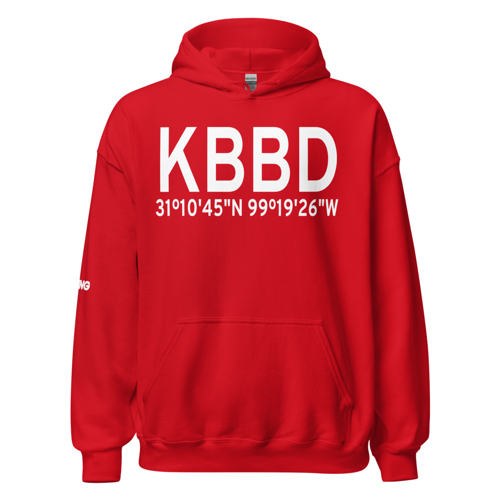 Curtis Field (KBBD) ICAO Hoodie Sweatshirt 