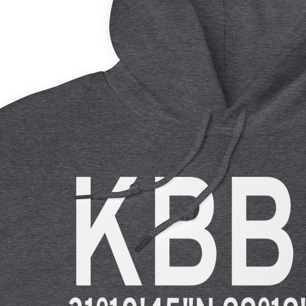 Curtis Field (KBBD) ICAO Hoodie Sweatshirt 