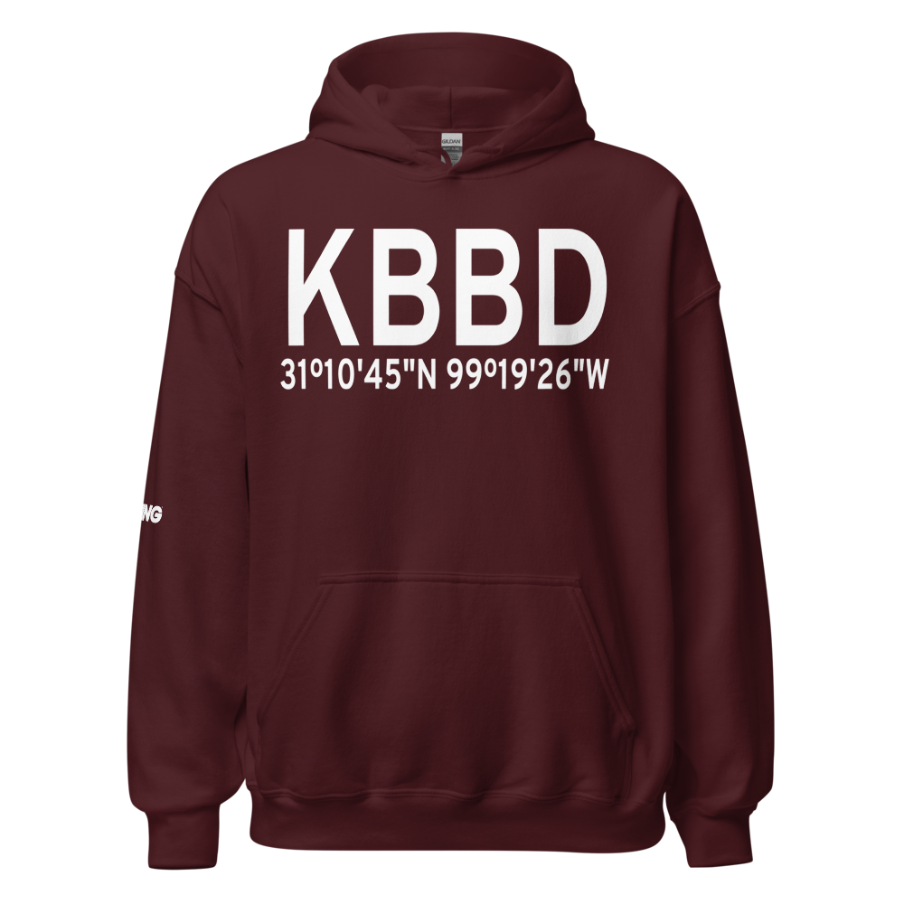 Curtis Field (KBBD) ICAO Hoodie Sweatshirt 