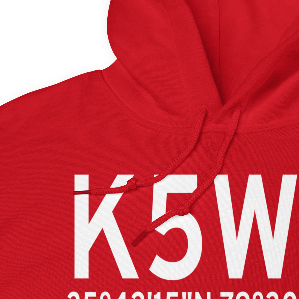 Siler City Municipal Airport (K5W8) ICAO Hoodie Sweatshirt 