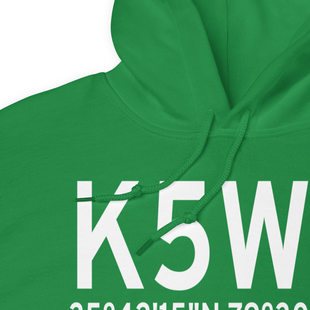 Siler City Municipal Airport (K5W8) ICAO Hoodie Sweatshirt 