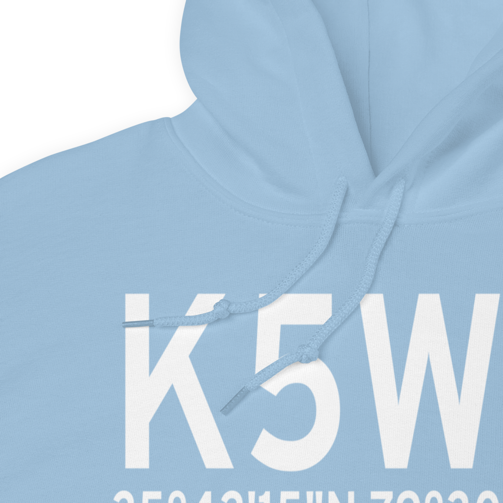 Siler City Municipal Airport (K5W8) ICAO Hoodie Sweatshirt 