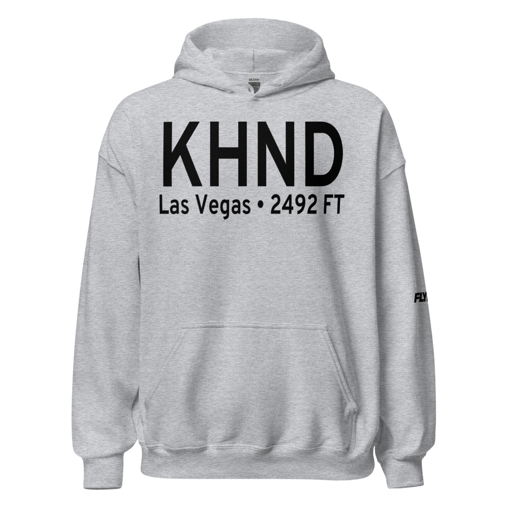 Henderson Executive Airport (KHND) ICAO Hoodie Sweatshirt 