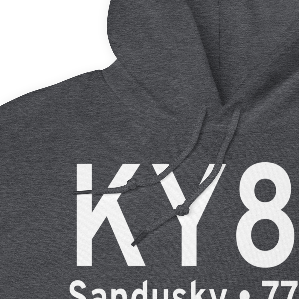 Sandusky City Airport (KY83) ICAO Hoodie Sweatshirt 