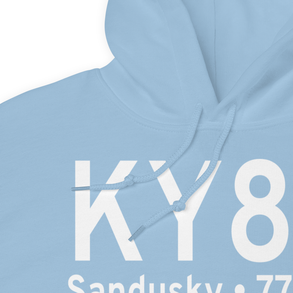 Sandusky City Airport (KY83) ICAO Hoodie Sweatshirt 