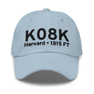 Harvard State Airport (K08K) ICAO Hat