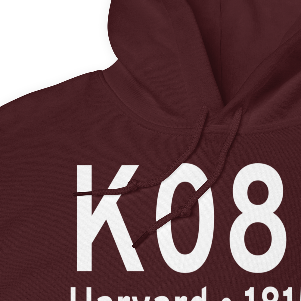Harvard State Airport (K08K) ICAO Hoodie Sweatshirt 