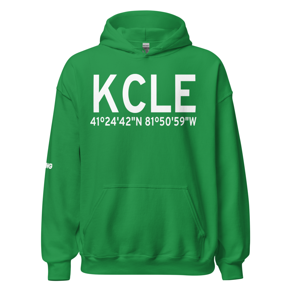 Cleveland Hopkins International Airport (KCLE) ICAO Hoodie Sweatshirt 