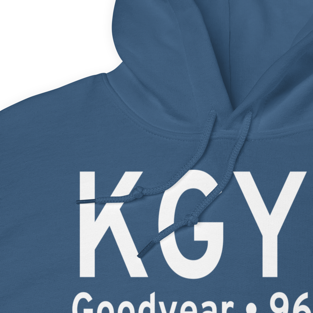 Phoenix Goodyear Airport (KGYR) ICAO Hoodie Sweatshirt 