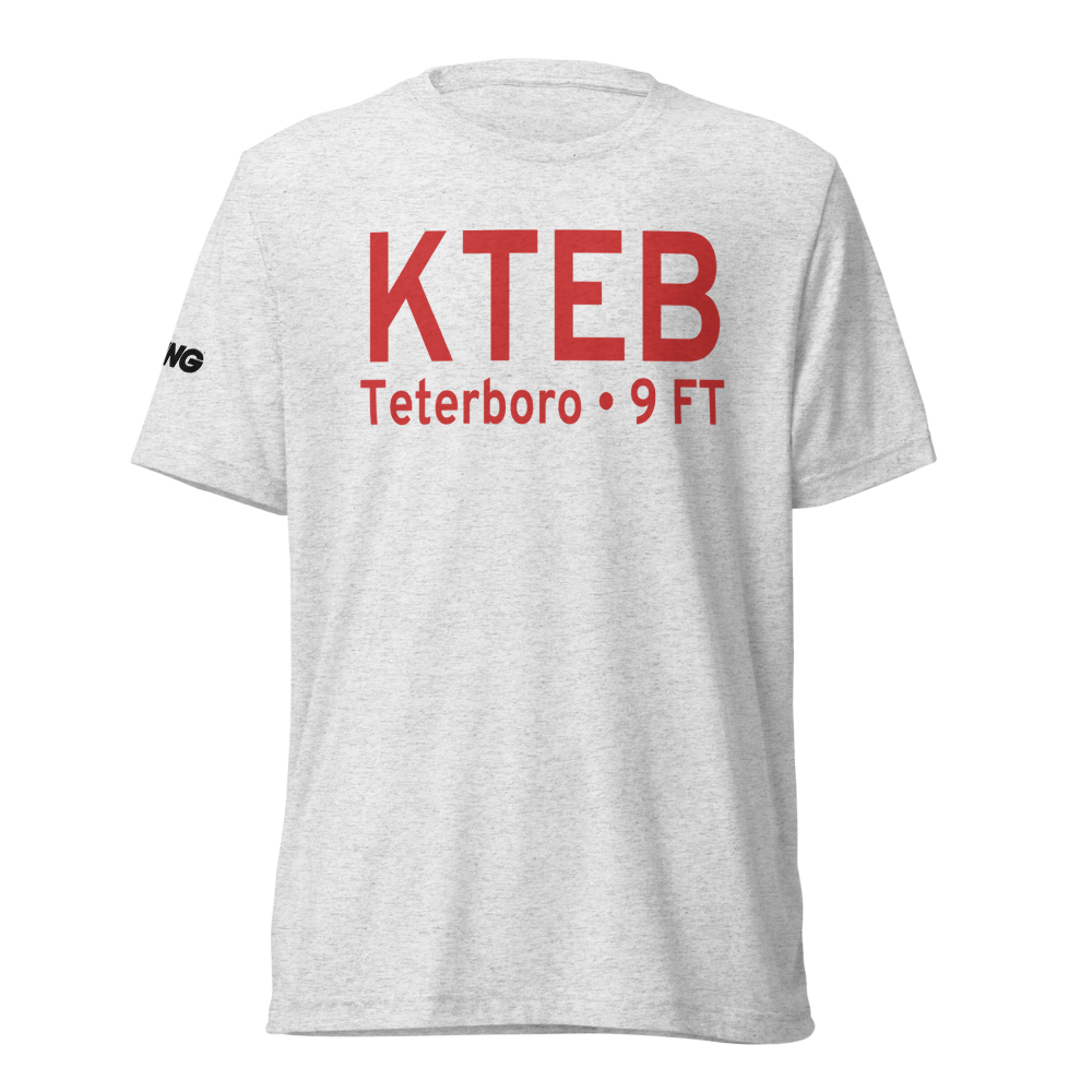 Teterboro Airport (KTEB) ICAO Tri-blend T-Shirt 