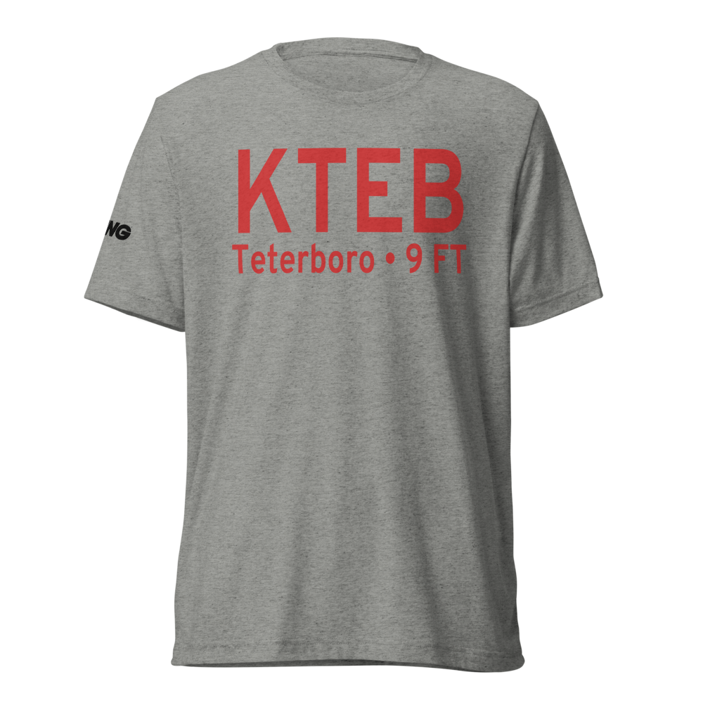 Teterboro Airport (KTEB) ICAO Tri-blend T-Shirt 