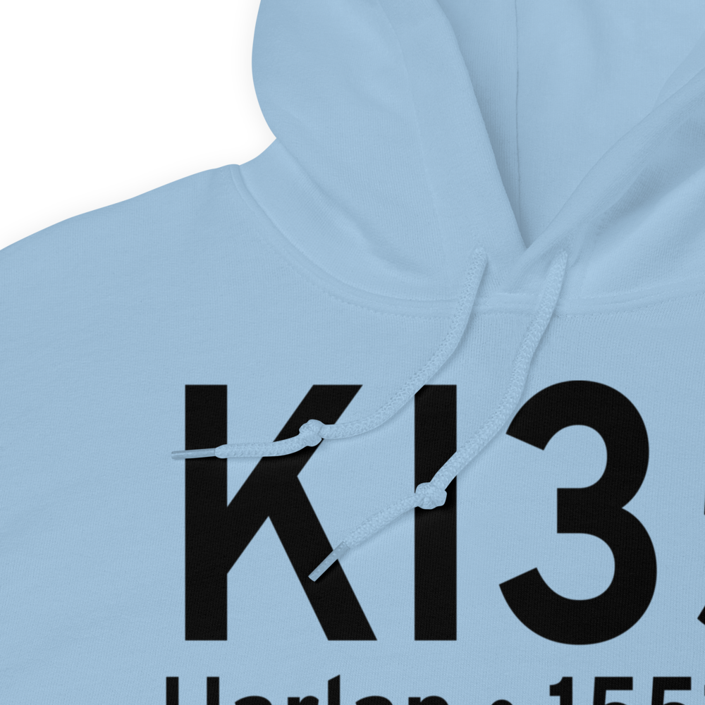 Tucker Guthrie Memorial Airport (KI35) ICAO Hoodie Sweatshirt 