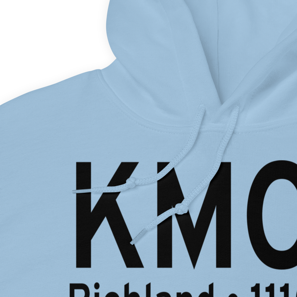 Richland Municipal Airport (KMO1) ICAO Hoodie Sweatshirt 