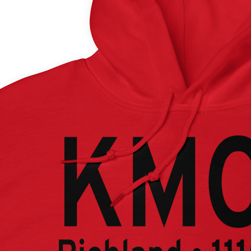 Richland Municipal Airport (KMO1) ICAO Hoodie Sweatshirt 