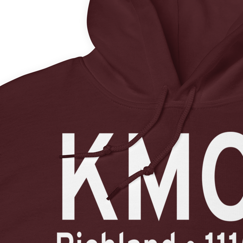 Richland Municipal Airport (KMO1) ICAO Hoodie Sweatshirt 