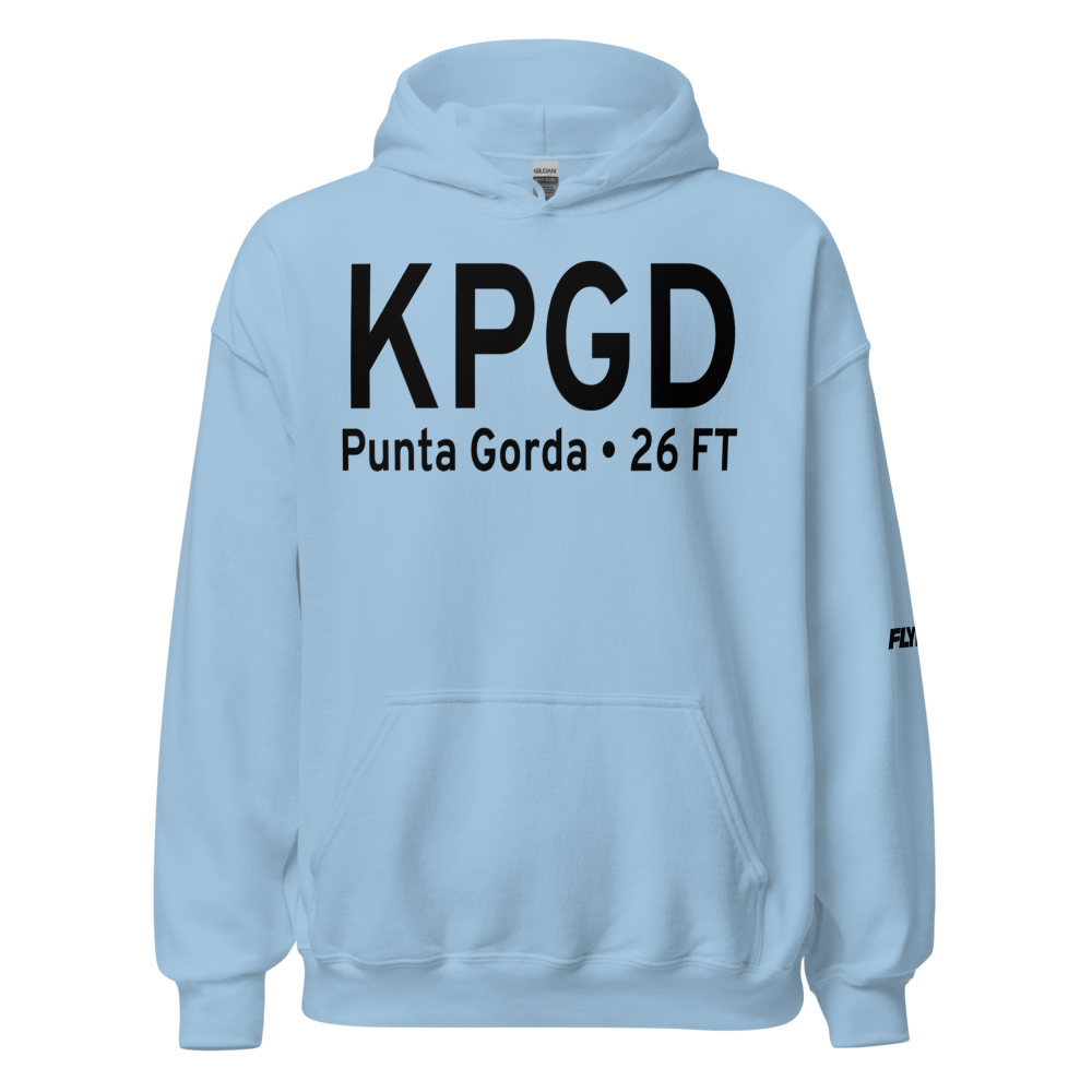 Charlotte County Airport (KPGD) ICAO Hoodie Sweatshirt 