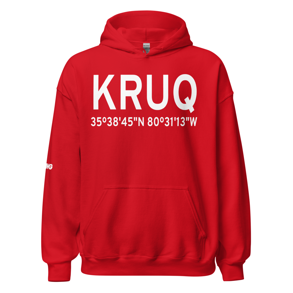 Mid-Carolina Regional Airport (KRUQ) ICAO Hoodie Sweatshirt 