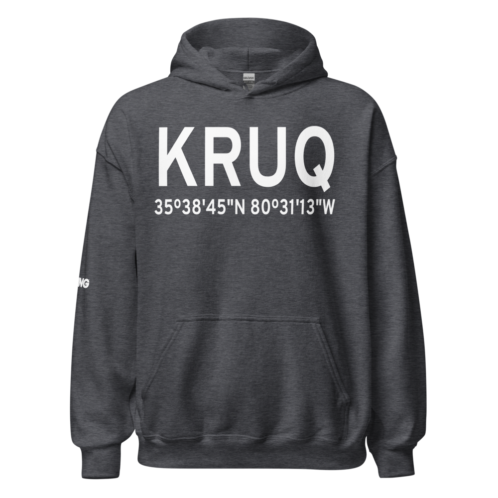 Mid-Carolina Regional Airport (KRUQ) ICAO Hoodie Sweatshirt 