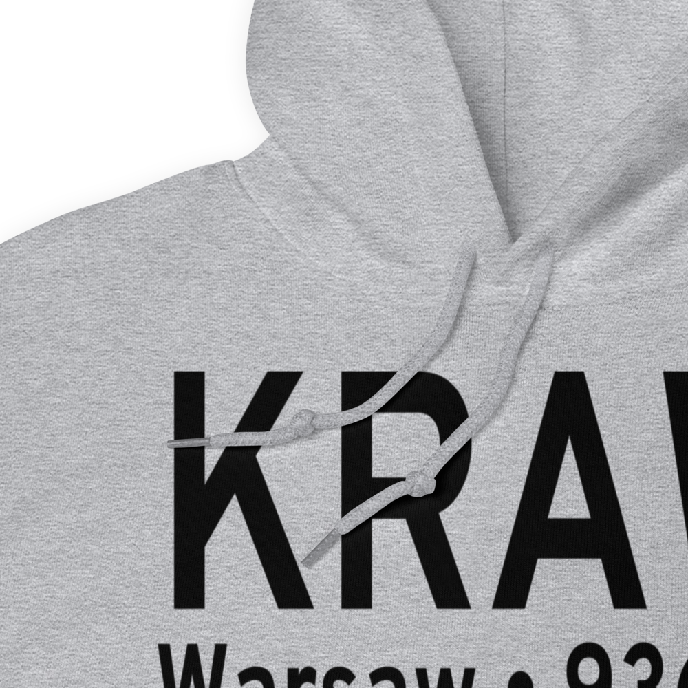 Warsaw Municipal Airport (KRAW) ICAO Hoodie Sweatshirt 
