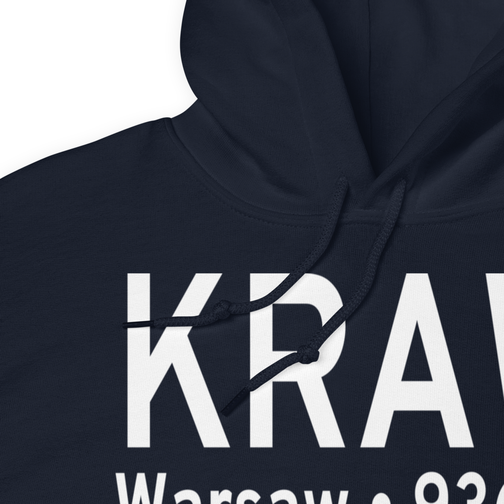 Warsaw Municipal Airport (KRAW) ICAO Hoodie Sweatshirt 