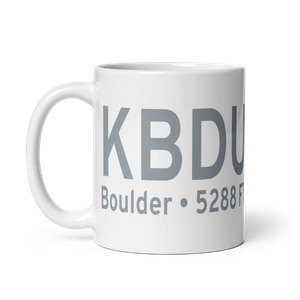 Boulder Municipal Airport (KBDU) ICAO Mug