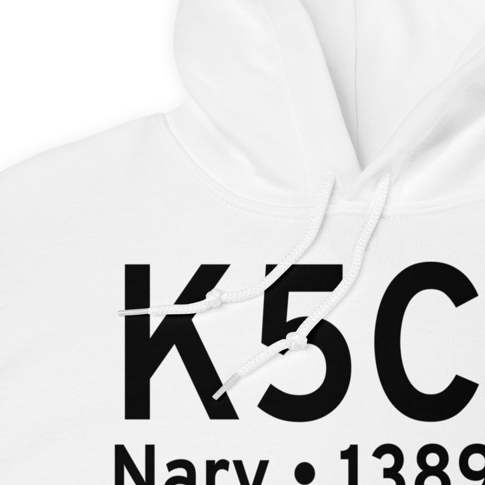 Nary National Shefland Field (K5C3) ICAO Hoodie Sweatshirt 