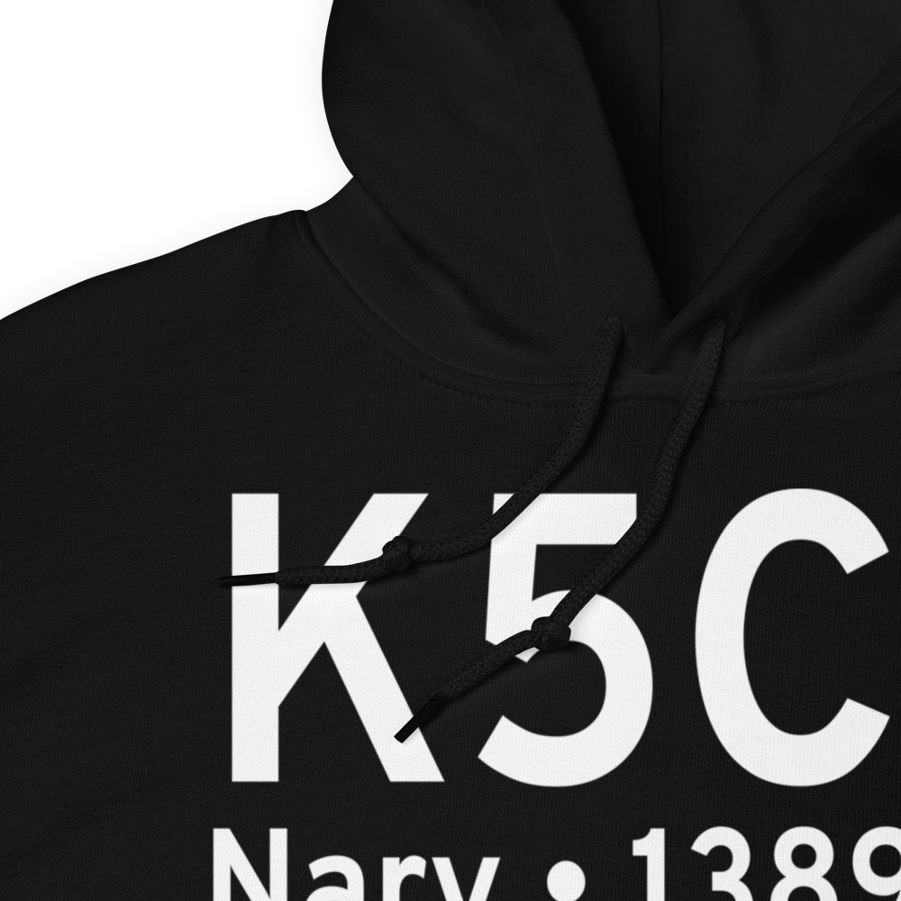 Nary National Shefland Field (K5C3) ICAO Hoodie Sweatshirt 