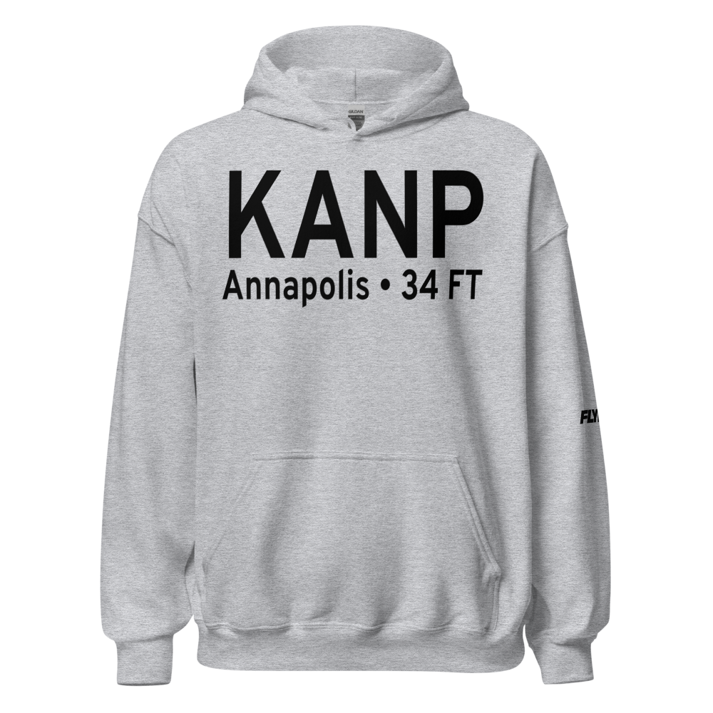 Lee Airport (KANP) ICAO Hoodie Sweatshirt 