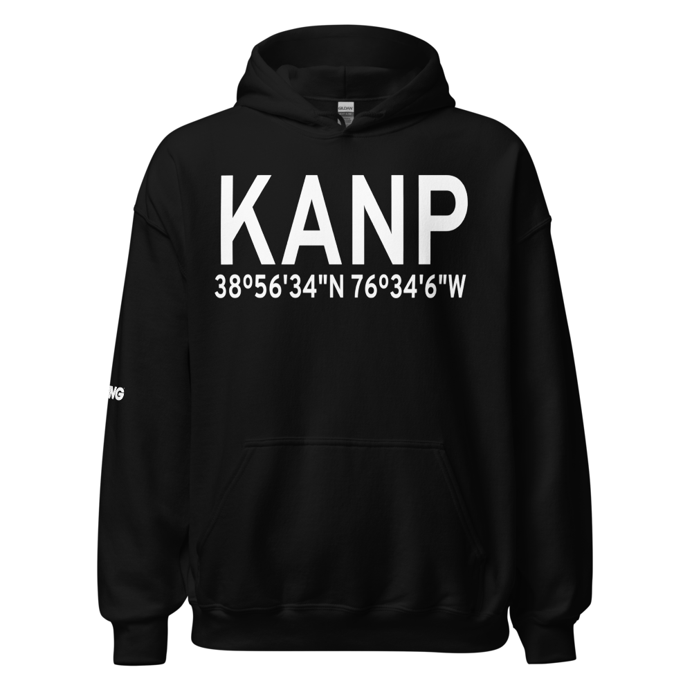Lee Airport (KANP) ICAO Hoodie Sweatshirt 