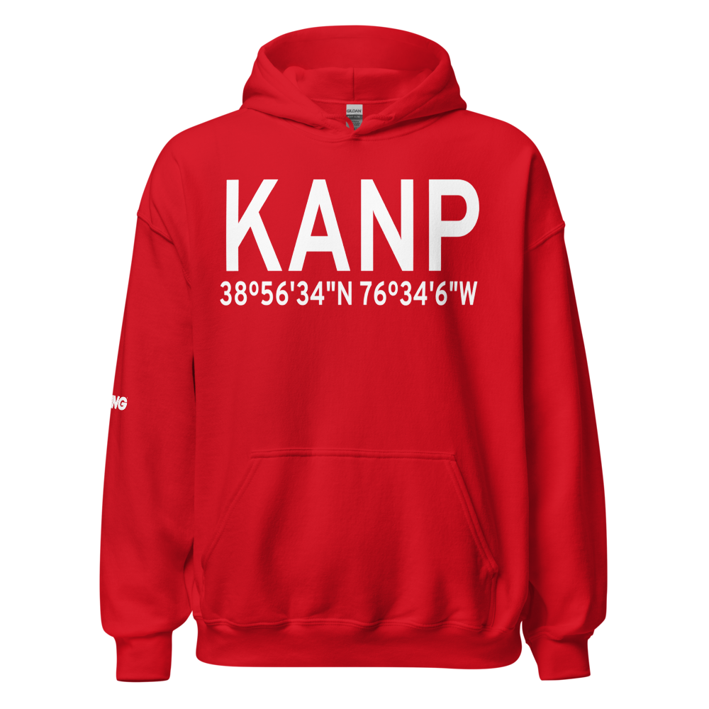 Lee Airport (KANP) ICAO Hoodie Sweatshirt 