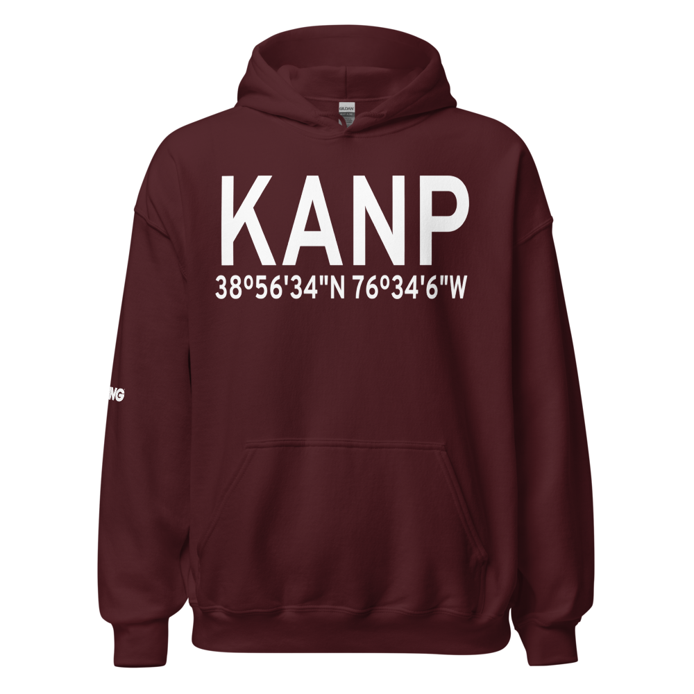 Lee Airport (KANP) ICAO Hoodie Sweatshirt 