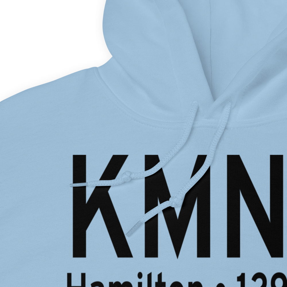 Hamilton Municipal Airport (KMNZ) ICAO Hoodie Sweatshirt 