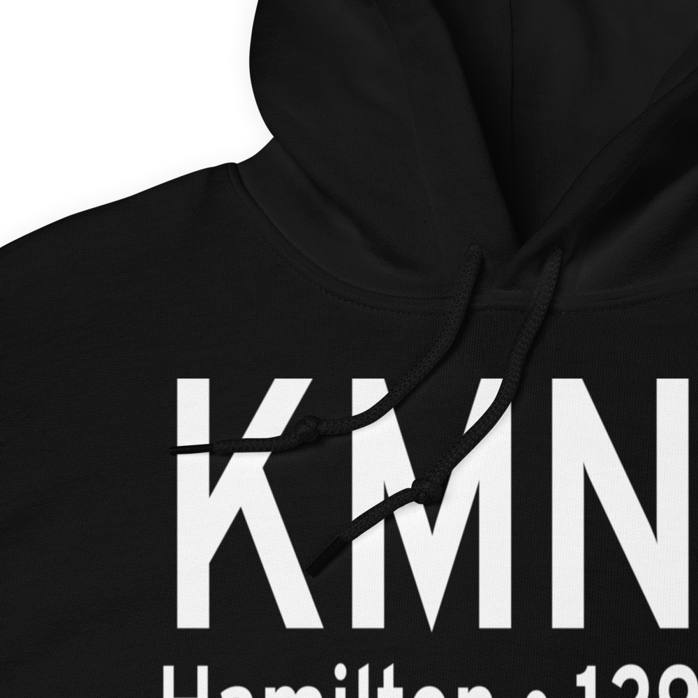 Hamilton Municipal Airport (KMNZ) ICAO Hoodie Sweatshirt 